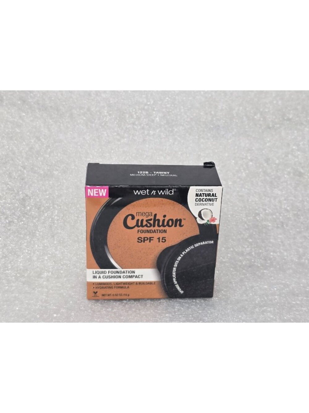 Wet N Wild Mega Cushion Foundation SPF 15 Tawny Medium / Deep Neutral 122B